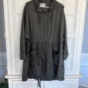 We The Free Free People size XS oversized army green jacket